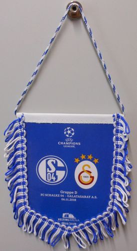 Wimpel Banner FC Schalke 04 UEFA Champions League Galatasaray Istanbul (001)