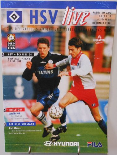 HSV Live Hamburger SV gegen FC Schalke 04 - 07.11.1998 (0029)