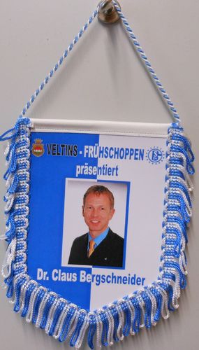 Wimpel Banner Dr. Claus Bergschneider Schalker Frühschoppen Fan Kneipe SFCV (011)