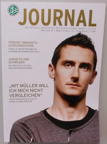 DFB Journal Das offizielle Fußball Magazin Ausgabe 03/2013 Miroslav Klose (0065)