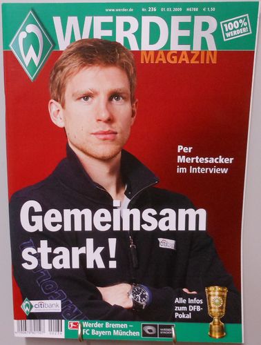Werder Magazin Werder Bremen gegen FC Bayern München 01.03.2009 (0080)