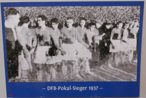 FC Schalke 04 DFB Pokal Sieger 1937 Fan Card 21x15 cm Fan Sammler (BC0006)